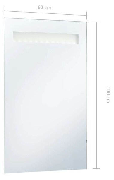 Elegáns LED Fürdőszobai Tükör - 60x100 cm