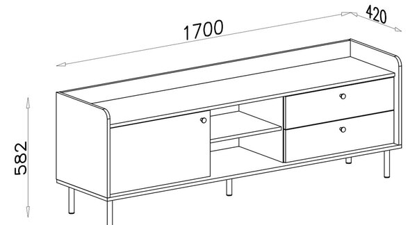 GRANDE 170 TV szekrény