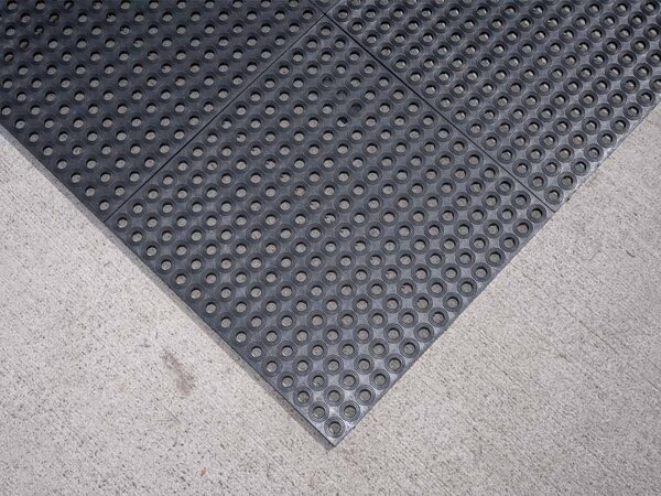 Multy home Gumi csempe EXTREME DRAINAGE 45 x 45 cm, fekete