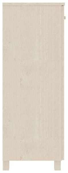 Hamar Cipőszekrény - Tömör Fenyőfa - 85x40x108 cm