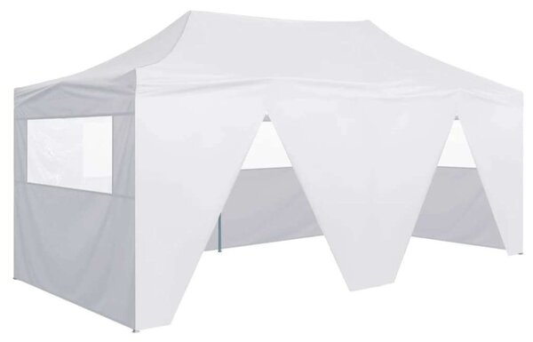 Fehér Összecsukható Sátor - 3x6m