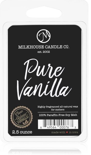 Milkhouse Candle Co. Creamery Pure Vanilla illatos viasz aromalámpába 70 g