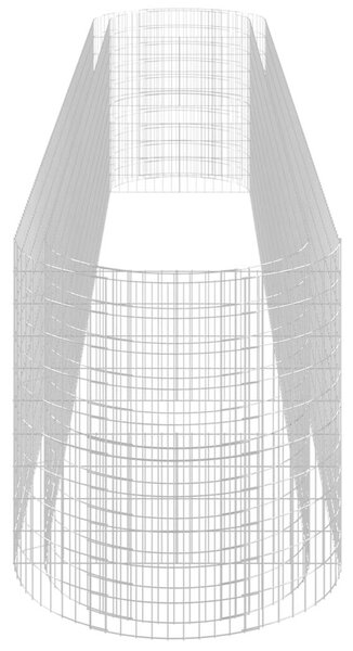 VidaXL Gabion Magaságyás - 600x100x100 cm