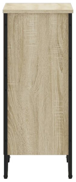 Sonoma tölgy színű szerelt fa könyvszekrény 50 x 31 x 74,5 cm
