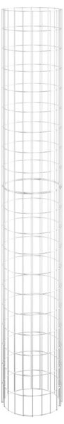Gabion Magaságyás - Kör - 3 db - Ø30 x 200 cm