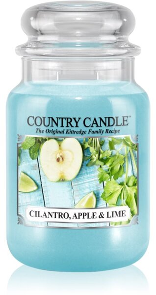 Country Candle Cilantro, Apple & Lime illatos gyertya 652 g