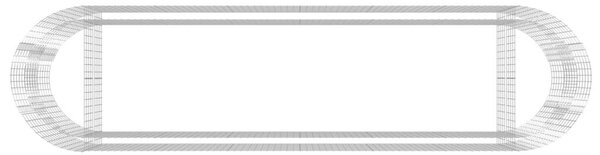 VidaXL Gabion Magaságyás - 400x100x100 cm