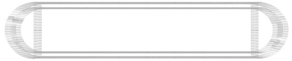 VidaXL Gabion Magaságyás - 500x100x100 cm