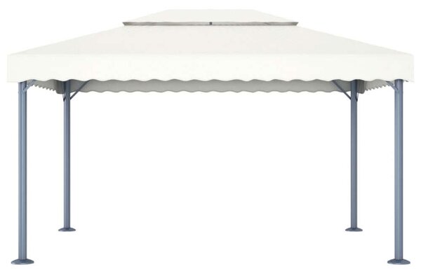 Outsunny - Alumínium Pavilon - Krémszín - 400x300 cm