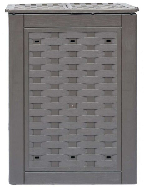3 db Kerti Komposztáló - Barna Rattan Dizájn - 60x60x83 cm
