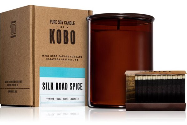 KOBO Woodblock Silk Road Spice illatos gyertya 425 g