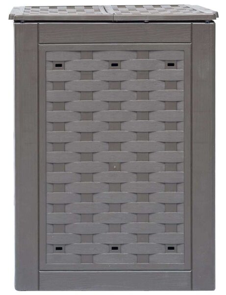 3 db Kerti Komposztáló - Barna Rattan Dizájn - 60x60x83 cm