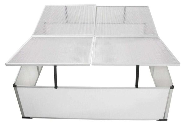 Üvegház 4 fedél 108x41x110 cm