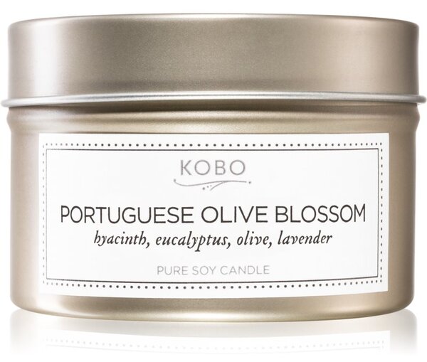 KOBO Coterie Portuguese Olive Blossom illatos gyertya alumínium dobozban 113 g