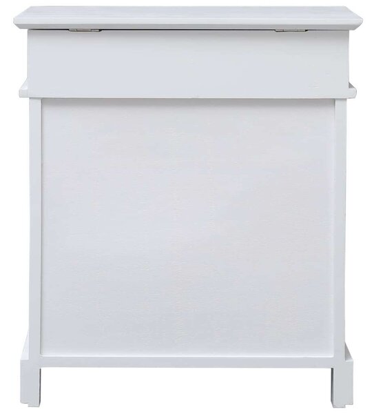 Császárfa Cipőszekrény - Fehér - 50x28x58 cm
