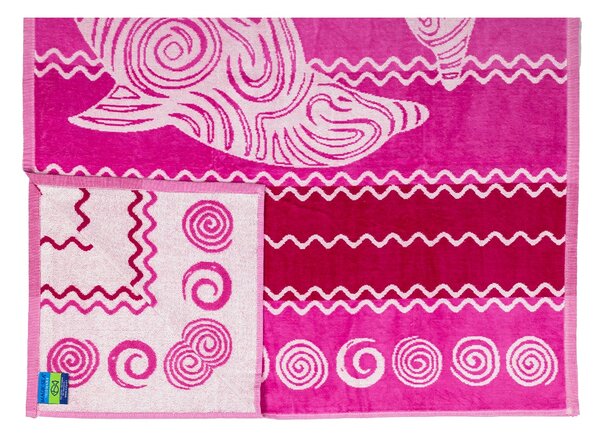 PANTELLERIA Strandtörölköző pink 165x90cm