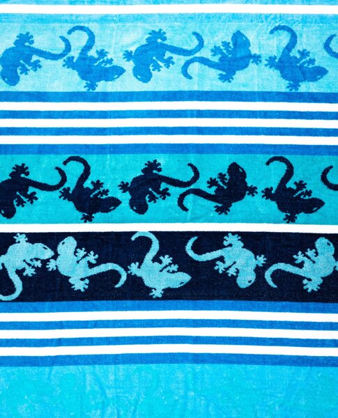 CRAZY GEKKO Strandtörölköző türkiz 165x90cm