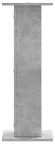 2 db betonszürke szerelt fa növénytartó állvány 30 x 30 x 40 cm