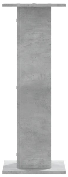 2 db betonszürke szerelt fa növénytartó állvány 30 x 30 x 40 cm