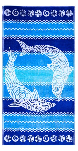PANTELLERIA Strandtörölköző kék 165x90cm