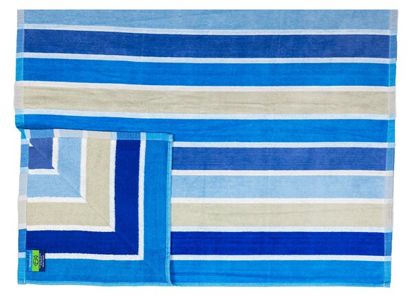 MIRAGE Strandtörölköző kék 165x90cm