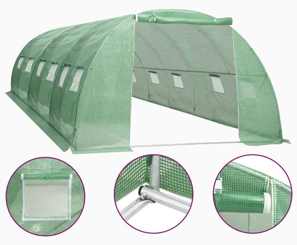 Melegház 24 m² 6 x 4 x 2 m