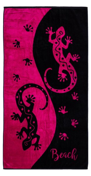 SALINA Strandtörölköző pink 165x90cm