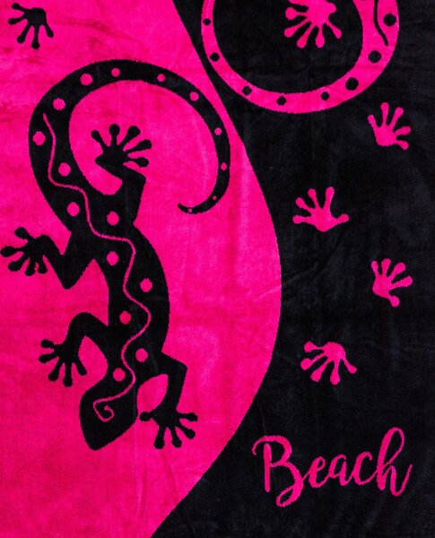 SALINA Strandtörölköző pink 165x90cm