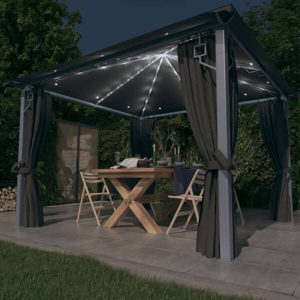 Outsunny - Kerti Pavilon - Alumínium - 3x3m
