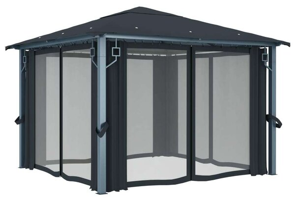 Outsunny - Kerti Pavilon - Alumínium - 3x3m