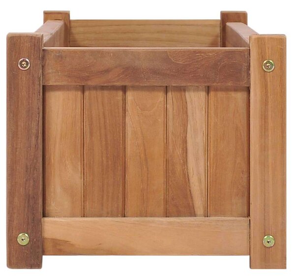 VidaXL tömör tíkfa magaságyás 100 x 30 x 25 cm