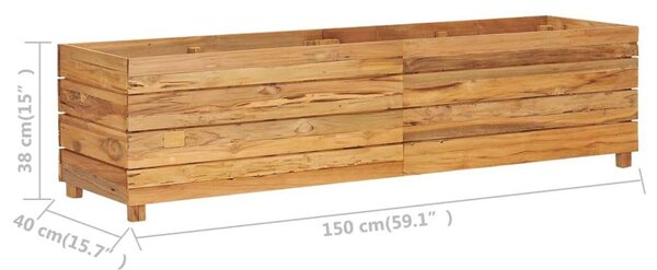 Teakfa Magaságyás - 150x40x38 cm