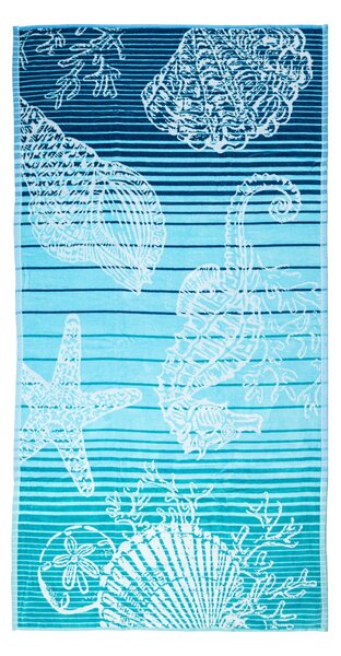 ISCHIA Strandtörölköző türkiz 165x90cm
