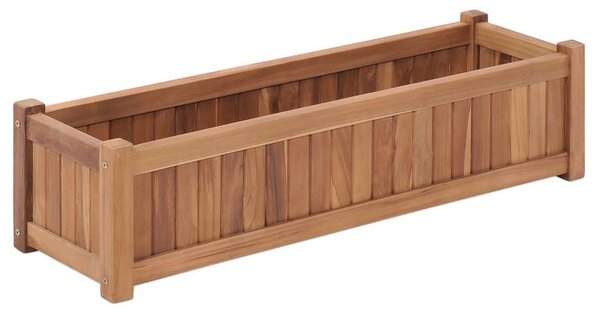 VidaXL tömör tíkfa magaságyás 100 x 30 x 25 cm