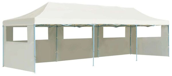 PartyTent - Összecsukható Sátor - 3x9m - Krémszínű