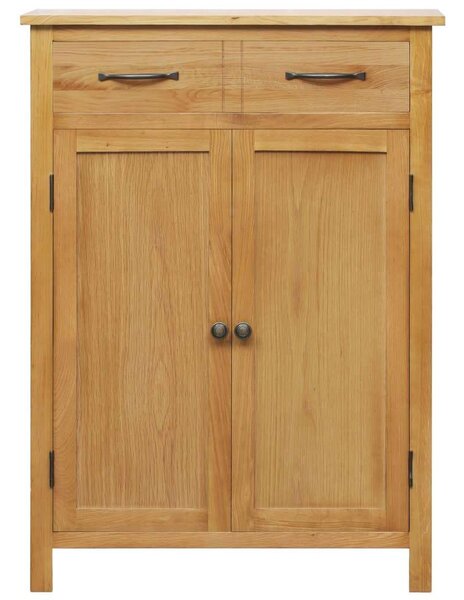 Tömör tölgyfa cipőszekrény 76 x 37 x 105 cm