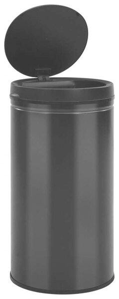 Automatikus Szemeteskuka - 60 Liter - Fekete Szénacél