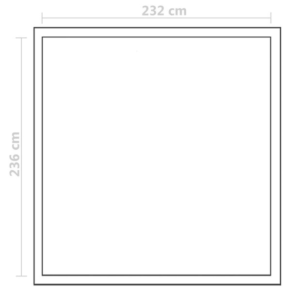 GardenLine Üvegház - Polikarbonát - 6,05 m²