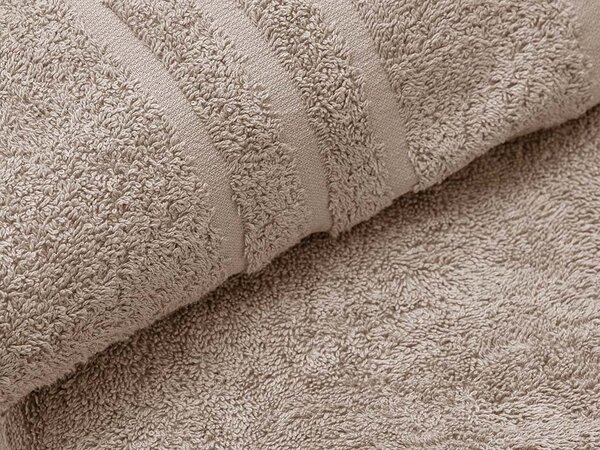 COMFORT bézs 2db fürdőlepedő 70x140 cm, 100% pamut