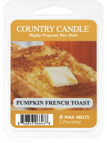 Country Candle Pumpkin French Toast illatos viasz aromalámpába 64 g