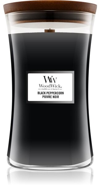 Woodwick Black Peppercorn illatos gyertya fa kanóccal 609,5 g
