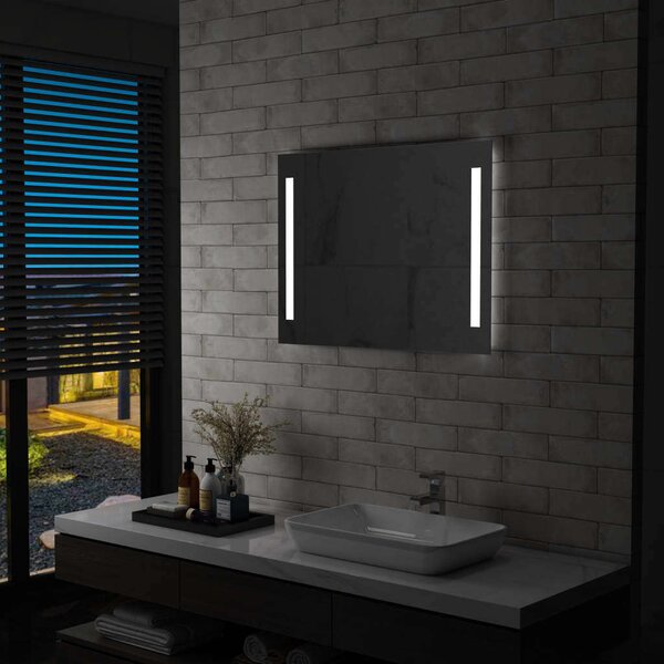 Elegáns LED Fürdőszobai Tükör - 80x60 cm