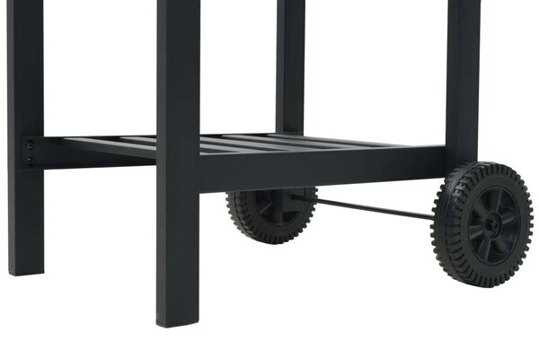 Kerti Faszenes Grill - Fekete - 97x57x99cm