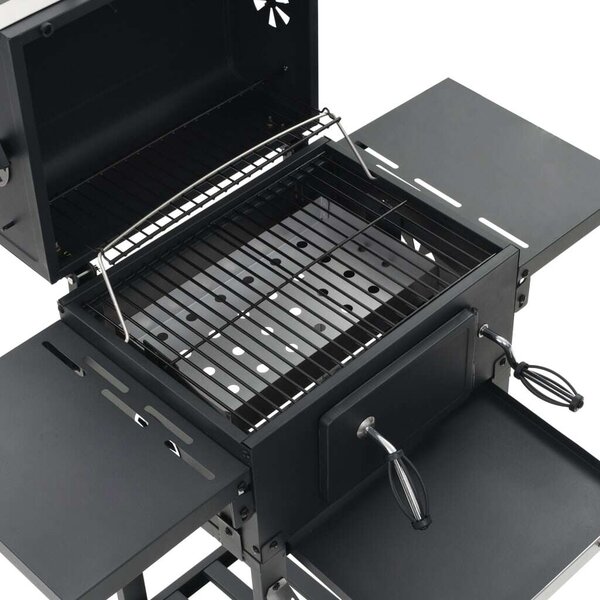 Kerti Faszenes Grill - Fekete - 97x57x99cm