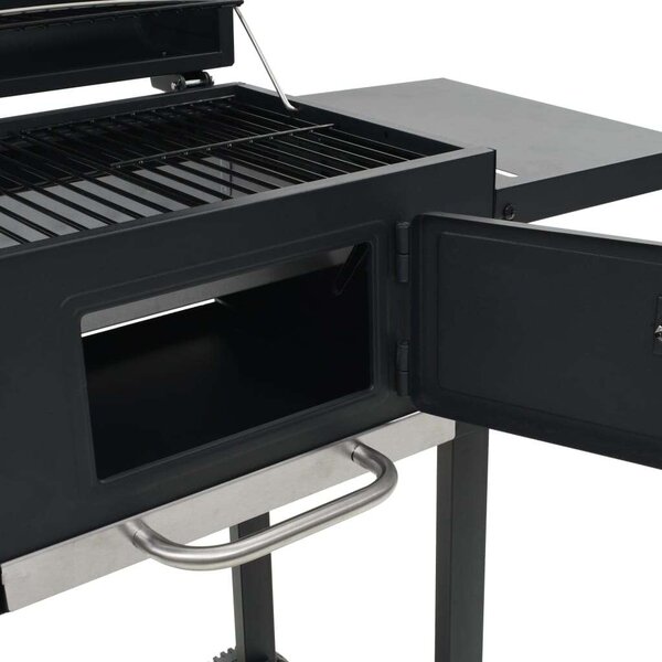 Kerti Faszenes Grill - Fekete - 97x57x99cm
