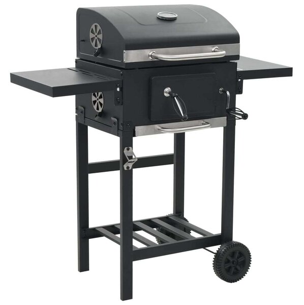 Kerti Faszenes Grill - Fekete - 97x57x99cm