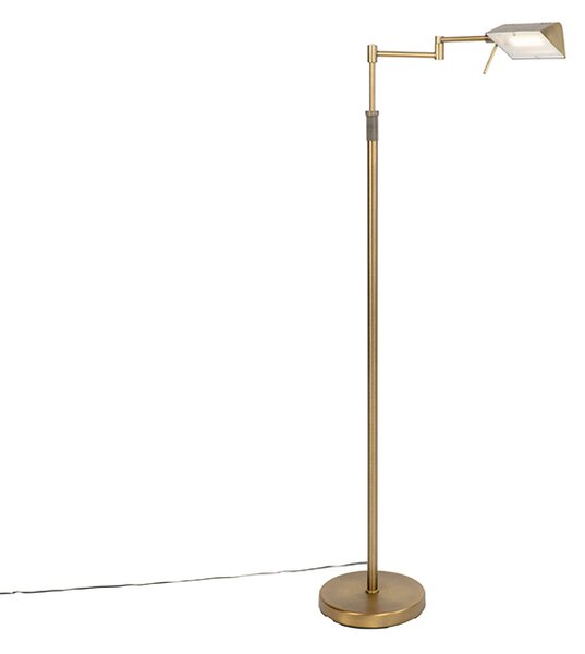 Design állólámpa bronz, LED-del és érintős dimmerrel - Notia