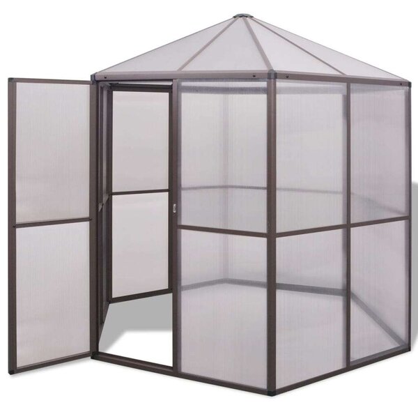 GardenLine - Alumínium Üvegház - Sokoldalú - 240x211x232cm