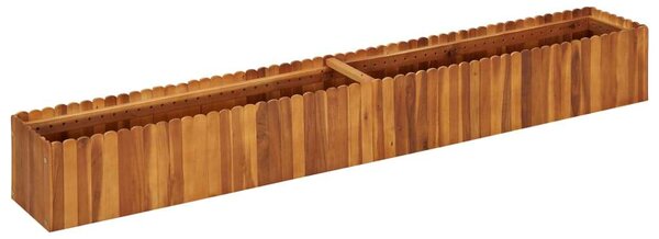 VidaXL Akácfa Magaságyás - 200x30x25 cm