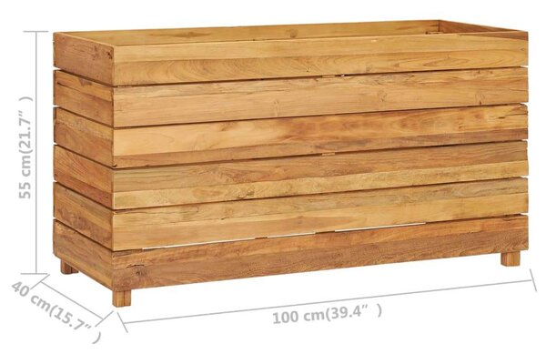 Teakfa Magaságyás - 100x40x55 cm